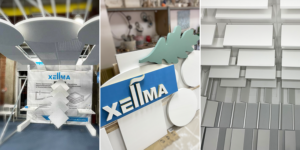 Продукция компании Xellma акустические острова, акустический баффл.